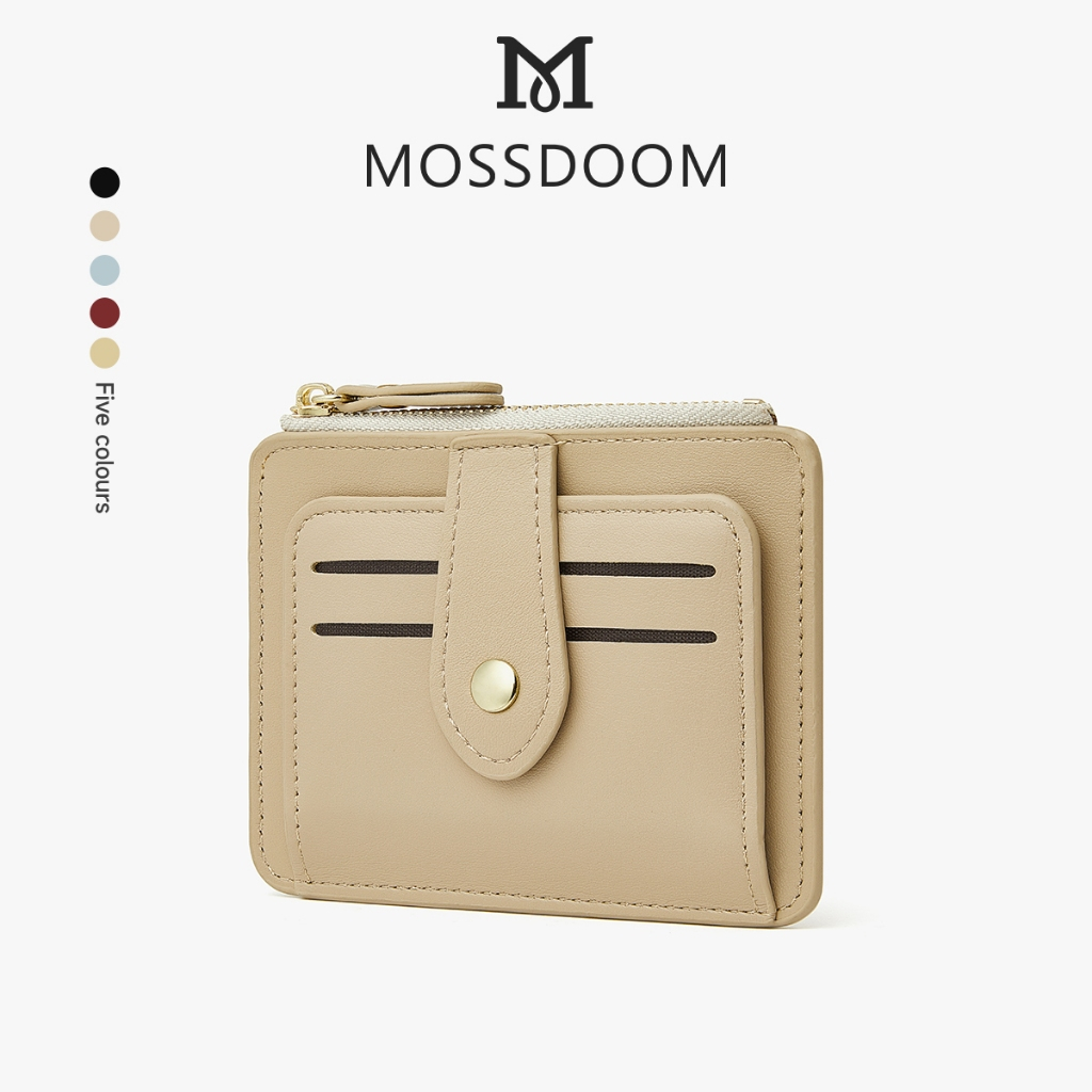 MOSSDOOM Nora Card Holder Mini Wallet Women Card Holder Coin Purse