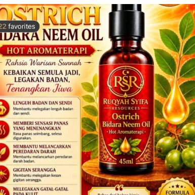 Minyak burung unta + semambu + bidara