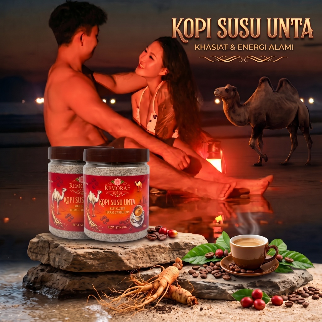kopi susu unta ginseng; kopi segera; coffee 2PCS