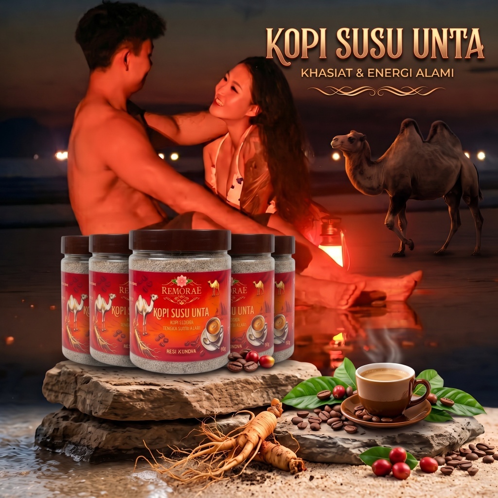 kopi susu unta ginseng; kopi segera; coffee 5PCS