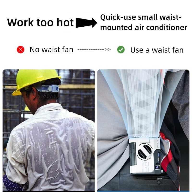 Fans For Bedroom OPOLAR Speed, 5000mAh USB Rechargeable Waist