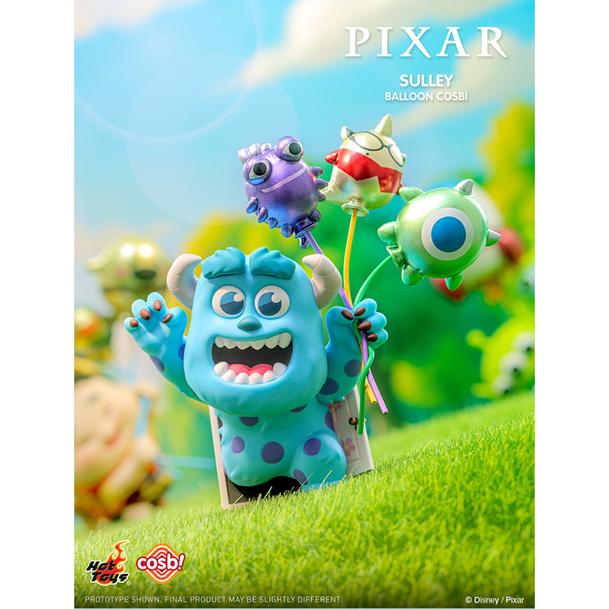 HIPLAY Hot Toys Pixar Balloon Cosbi Collection Mini Figure Blind