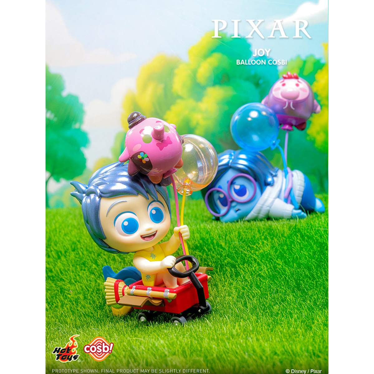HIPLAY Hot Toys Pixar Balloon Cosbi Collection Mini Figure Blind