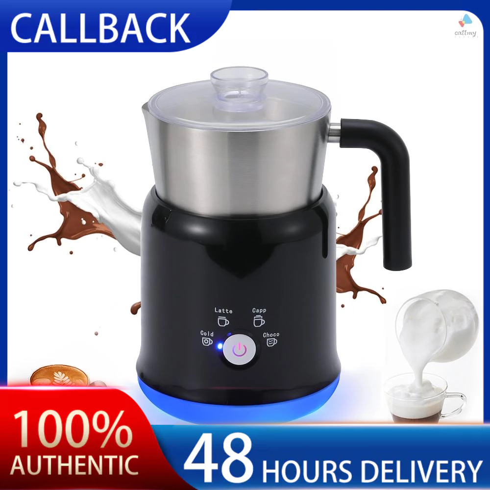 Detachable Milk Frother 23.67oz/700ml Electric Milk Frother and Steamer with Touch Control 600W 5 in 1 Hot/Cold Foam Maker for Latte Cappuccinos Hot Chocolate Milk