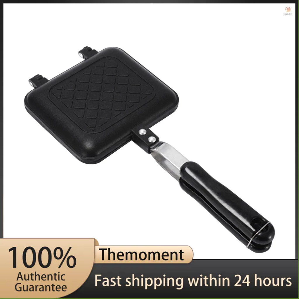 Toasted Sandwich Maker Non-stick Grilled Sandwich Panini Maker With Insulated Handle Hot Sandwich Maker Grilled Cheese Machine