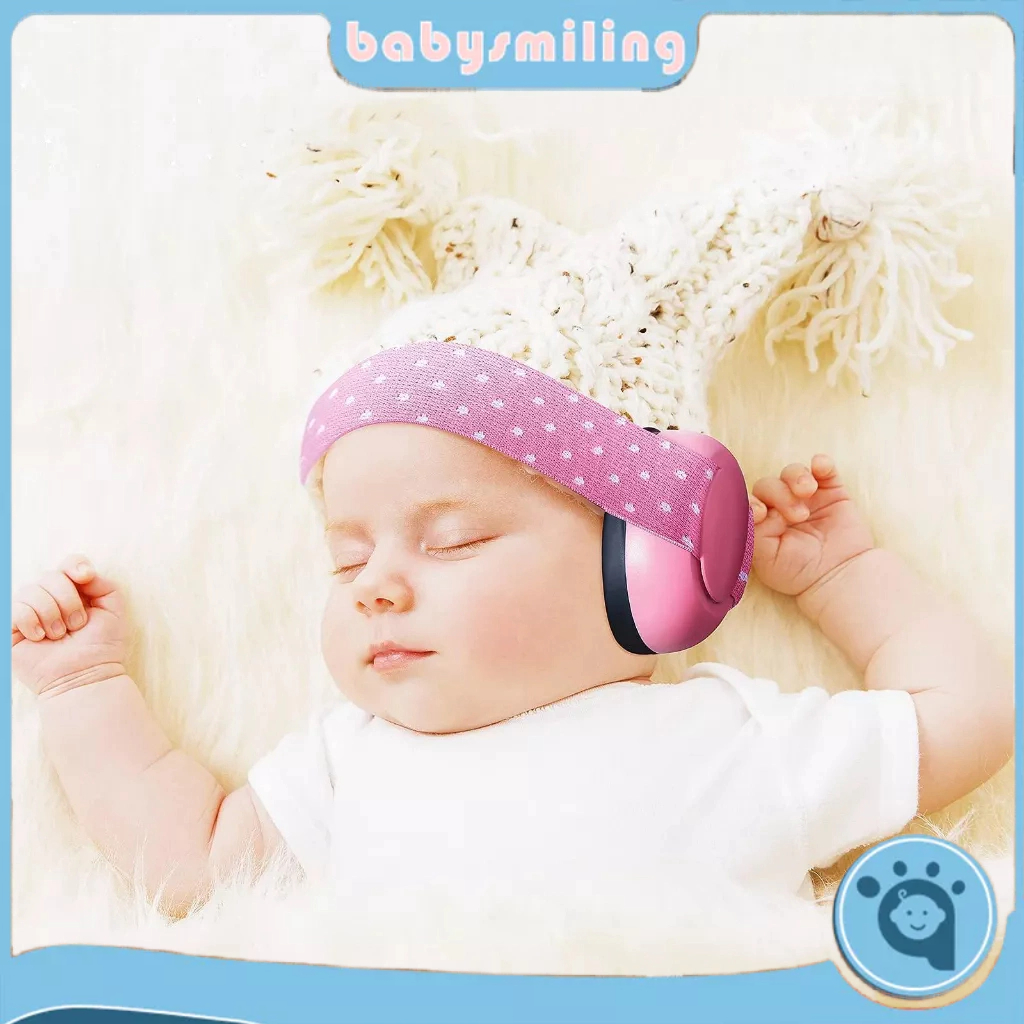 Baby Ear Protection Headphones Infant Noise Reduction Earmuffs for Toddler Kids Comfy Adjustable Noise Cancelling Newborn Ear Muffs Prevent Hearing Loss with a Cloth Ba