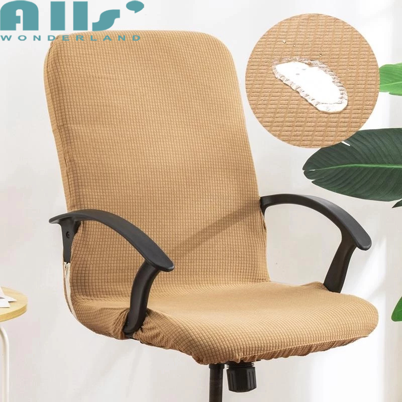 Partically Waterproof Thick Office Chair Cover with Zipper Gaming Ergonomic Computer Chair Cover Arm Rest Covers Sarung tempat duduk komputer kalis air 防水电脑椅套 raya decoration 2023