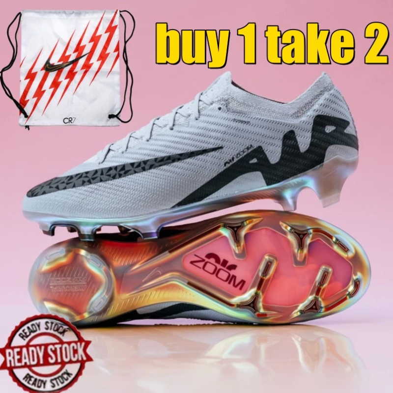 Kasut Bola Sepak Budak Next-Gen NIke Air Zoom Mercurial  Vapor 15 Elite XXV Murah Outdoor sports Football Shoes Men's Boots Unisex Soccer Cleats Free Shipping