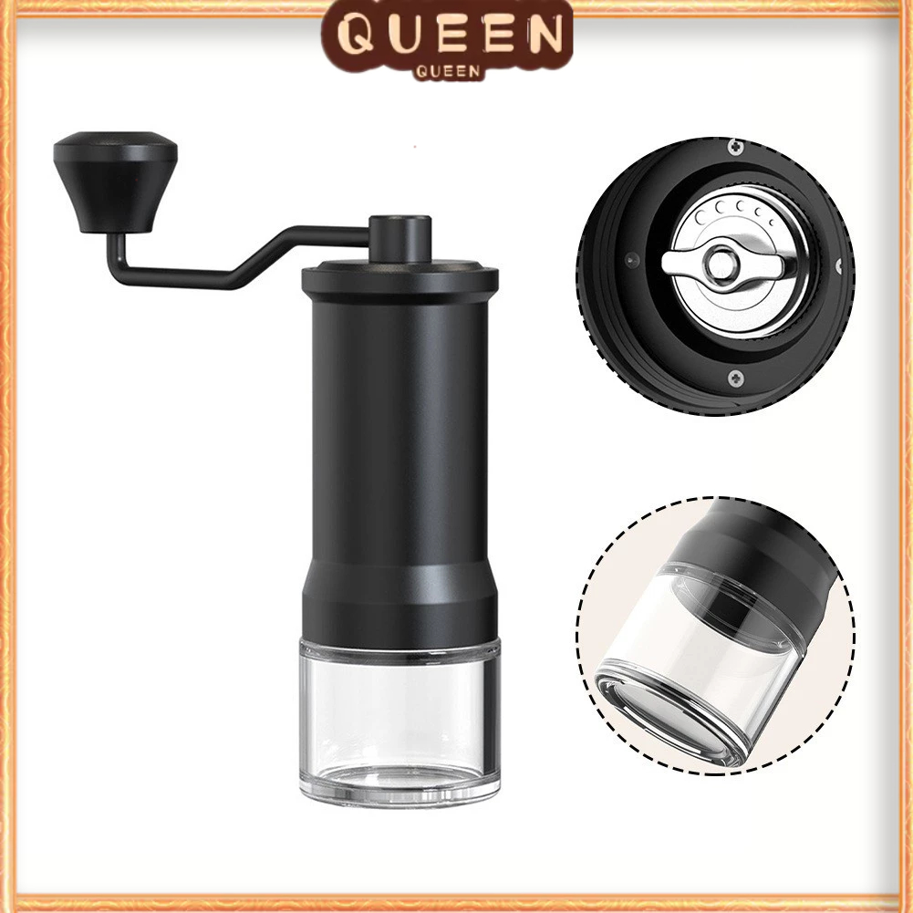 QUMMLL>>Coffee Bean Grinder Espresso Mill Manual Stainless Steel Portable Hand-CrankedHigh Quality