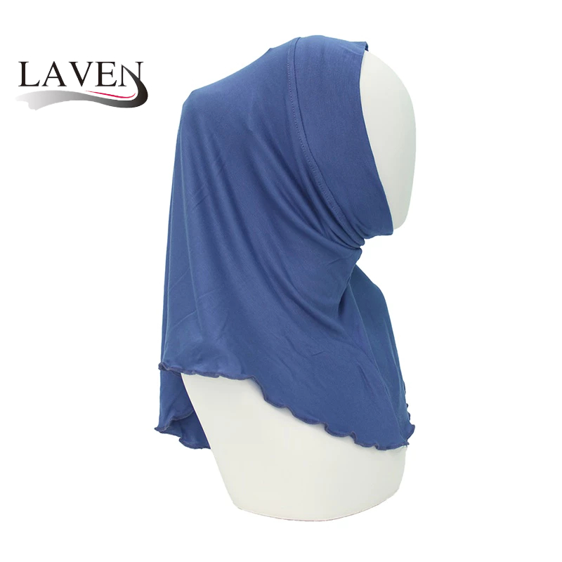 Tudung Sarung New Solid Color Modal Elastic Head Cover Muslim Bottoming Scarf Multi Color Optional Mercerized Cotton Soft Cap