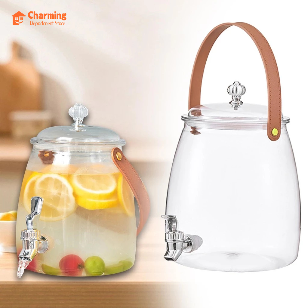 [⚡Fast delivery⚡]Refreshing Beverage Server with Spout And , Portable Water Jug for Outdoor Entertaining