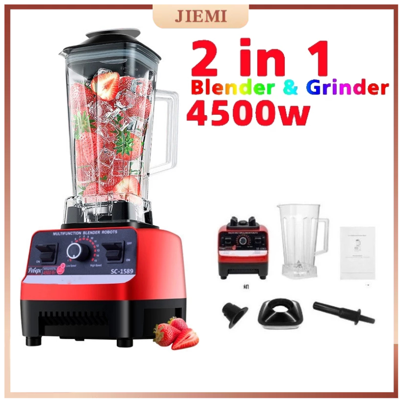 3L Heavy Duty Blender 4500W Multipurpose Mixer Electric Juiser Food Processor Mesin Pengisar Ais Smoothies Crusher 榨汁機