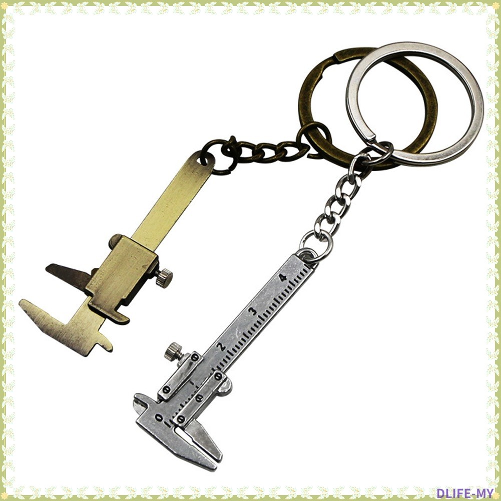 [DLIFE]Portable 0-4cm  for Mini Vernier Calipers Keychain Measuring Gauging Tools Key Ring