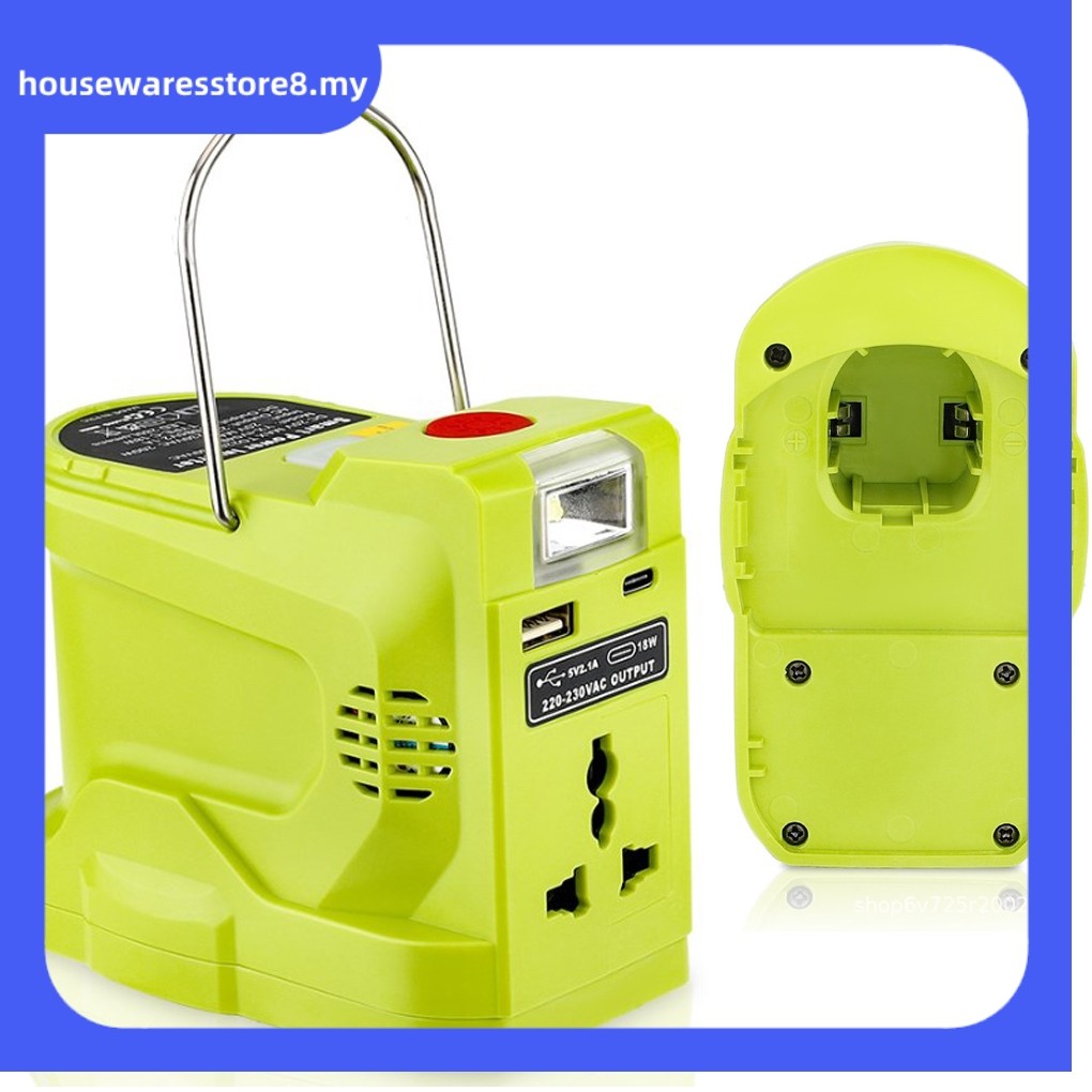[Clearance Sale]200W Portable Power Inverter Generator 110-220v for 20v Power Tool Batteries