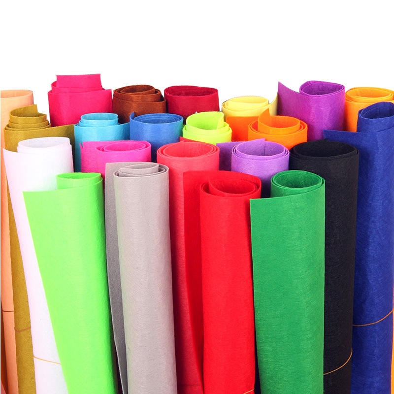 50cm*40cm Felt Fabric Polyester Non-woven Felt Thick Handmade Fabric Kindergarten Creative DIY Materials