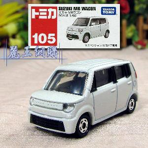 Tomica No. 105 SUZUKI MR WAGON Miniature Diecast Car Takara Tomy original display collection
