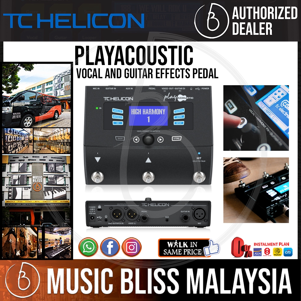 Tc Helicon Voicelive Play Acoustic Vocal And Guitar Effects Pedal Crazy Sales Promotion Shopee Malaysia