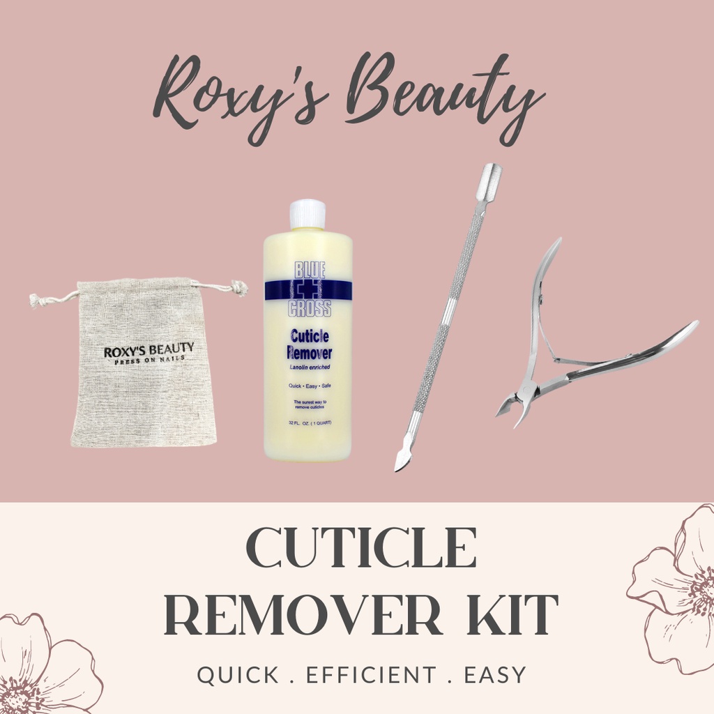 Cuticle Care Kit for Easy Cuticle Remover with Blue Cross Lanolin