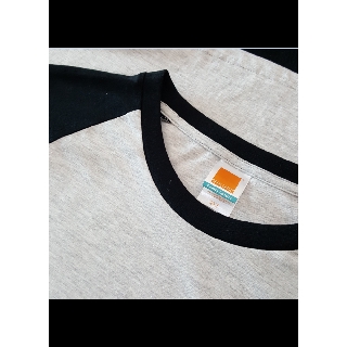 OREN SPORT Unisex Short Sleeve Raglan T-Shirt - White / Black / Yellow ...