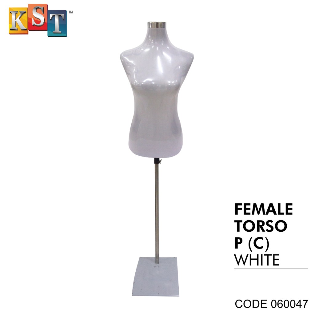 Mannequin Female Torso Dress Half Body With Stand Shopee Malaysia