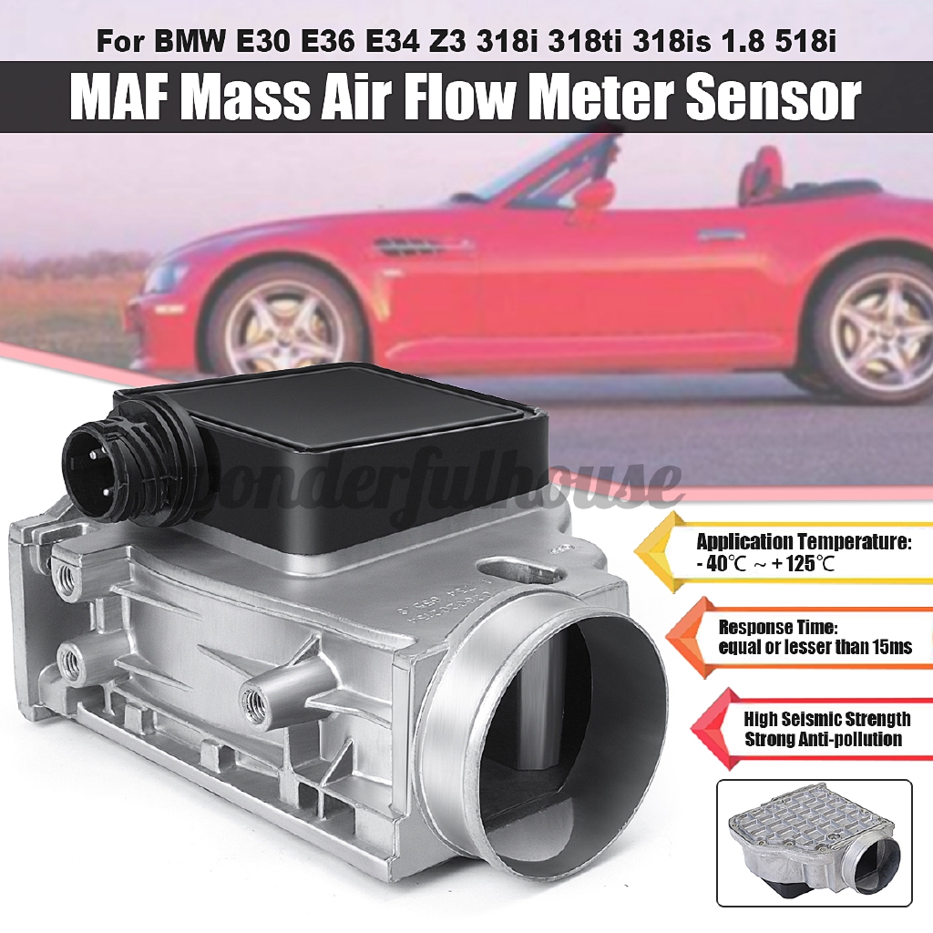 Details about MAF Mass Air Flow Meter Sensor FOR BMW E30 E36 E34 Z3