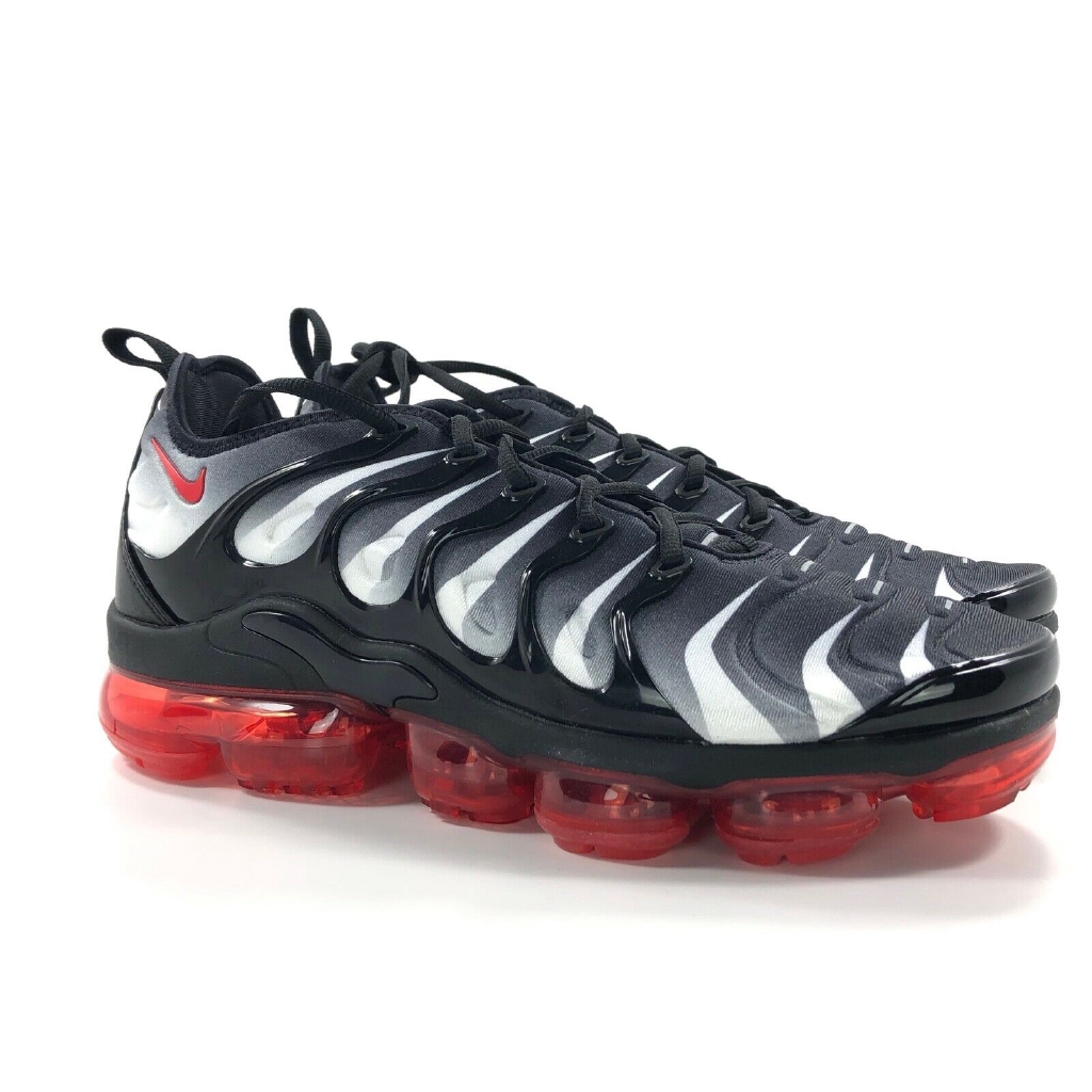 nike air vapormax plus black speed red white shark
