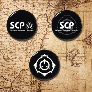 Badges Patches Scp Foundation Pinbacks Badge Logo Button Tin 58mm 2 2 Secure Contain Protect Collectables Sloopy In