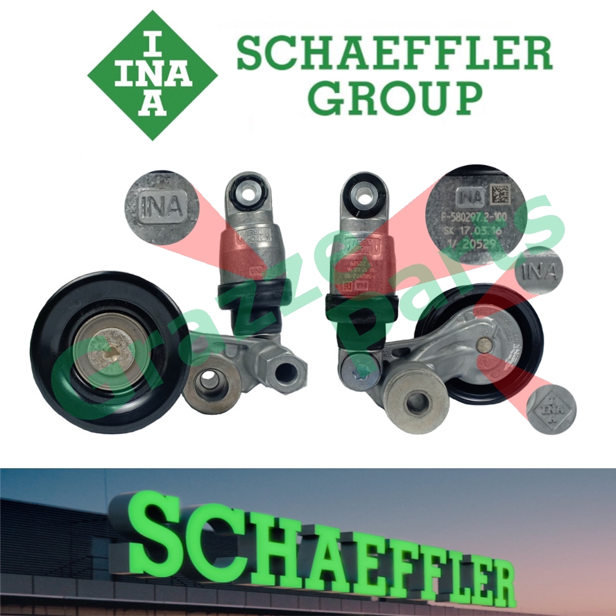 INA Schaeffler Fan Belt Tensioner Pulley Bearing 534050010 Honda Accord