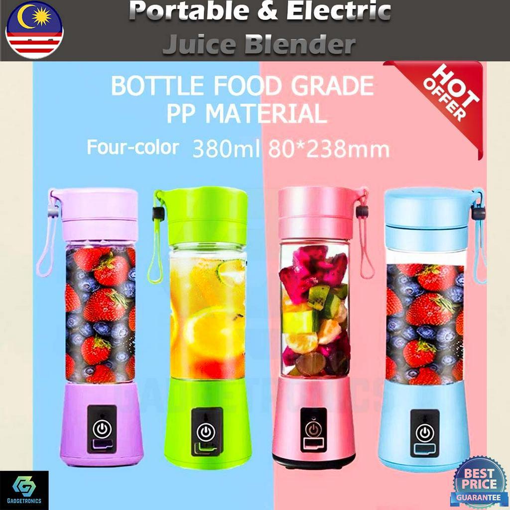 Portable Electric Juice Blender Mixer Juicer Fruit Mixed USB Reachargeable Bottle Mini Juice Cup 380ml