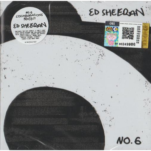 Ed Sheeran No 6 Collaborations Project Album Shopee Malaysia