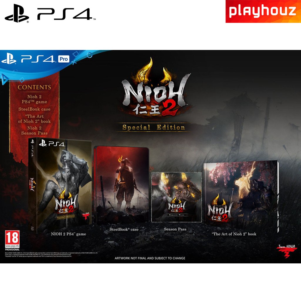 Ps4 Nioh 2 Nioh 2 Special Edition R2 En R3 En Cn Shopee Malaysia