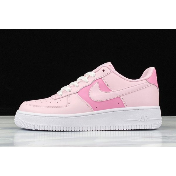 nike air force white pink foam