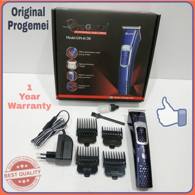 ❤[Ready Stock] Geemy GM-6130 GM6130 Rechargeable Professional Hair Clipper/ Cutter/ Shaver/Trimmer/Mesin Gunting Rambut