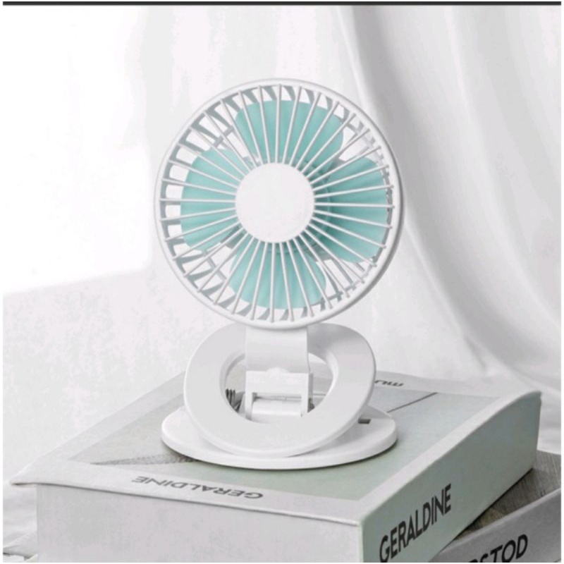 Kipas Mini USB/USB小风扇迷你家用静音学生宿舍床上夹扇充电便携式办公室/USB small fan household mute bed clip fan charging portable office
