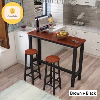Simple Bar Table High Table With Bar Chair Stools Meja Simple Bar Table High Table With Bar Chair Stools Meja