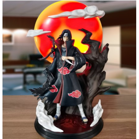 Model Figure Naruto Shippuden Uchiha Itachi Blood Moon Akatsuki 36 cm ...