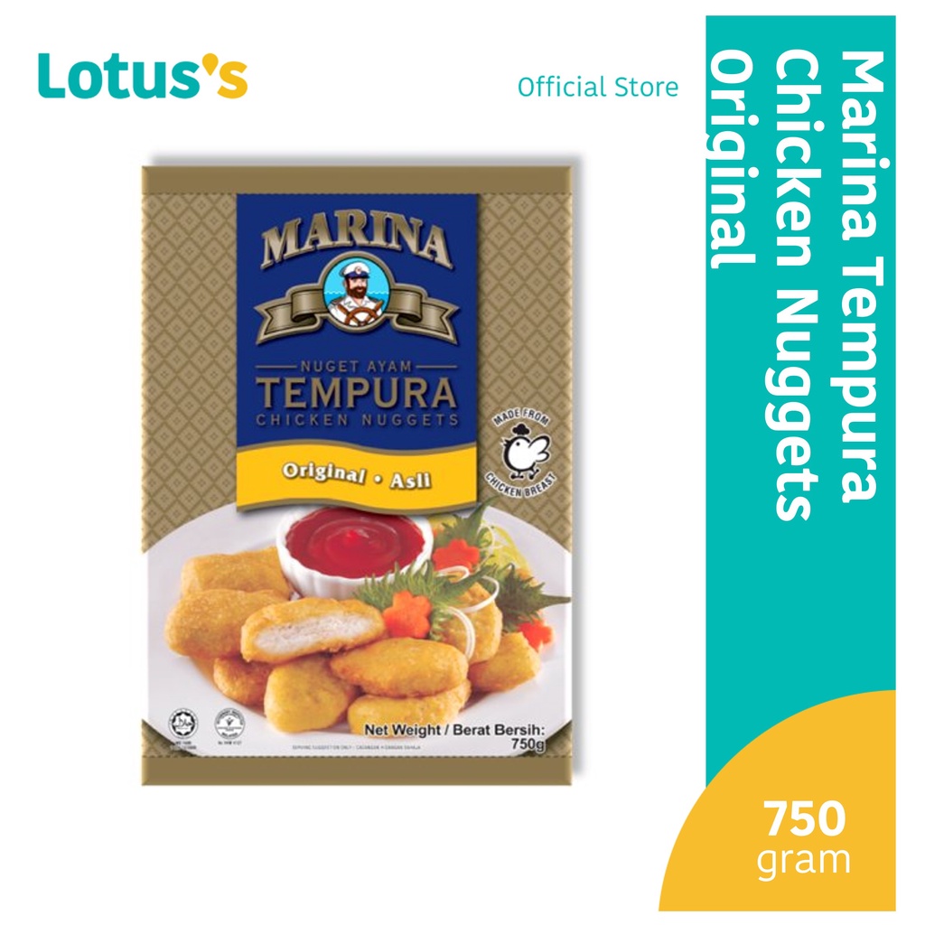 Marina Tempura Chicken Nuggets Original 750g Shopee Malaysia
