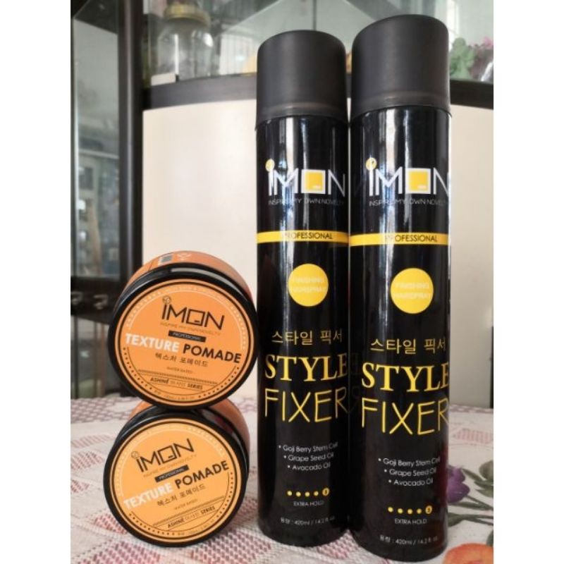 Imon pomade+ Hair spray Value Package Luxurious Extra Hold Hair Spray