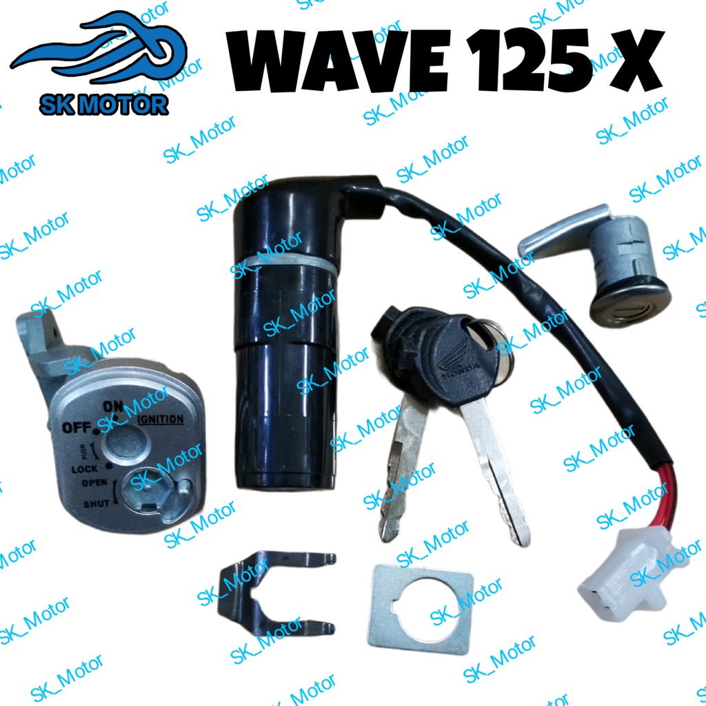 Honda WAVE 125 X / WAVE125 X / WAVE125X Ignition Main Switch / Full Set