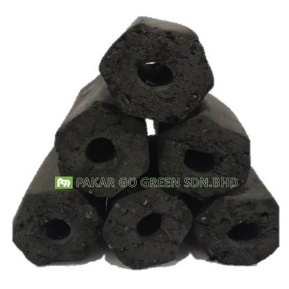 Bbq Charcoal Briquette Coconut Husk Instanchar Hexagon 3 Kg Shopee Malaysia