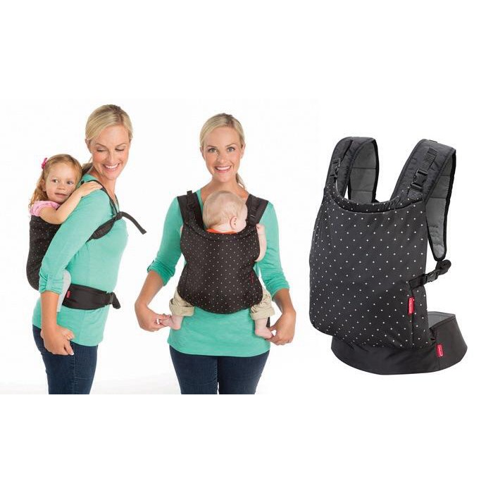 infantino zip travel carrier black