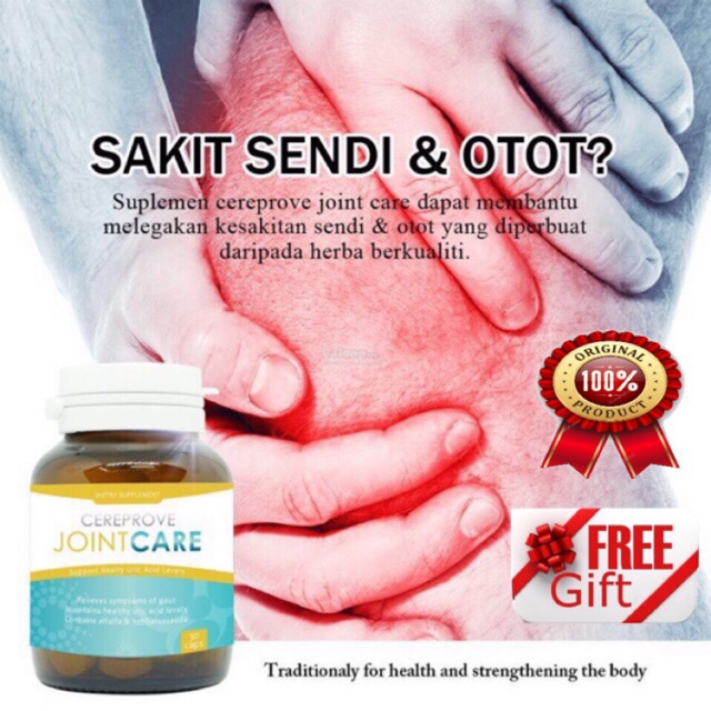 2 Kotak Ubat Sakit Lutut Sendi Otot Gaut Joint Care Original Hq Shopee Malaysia