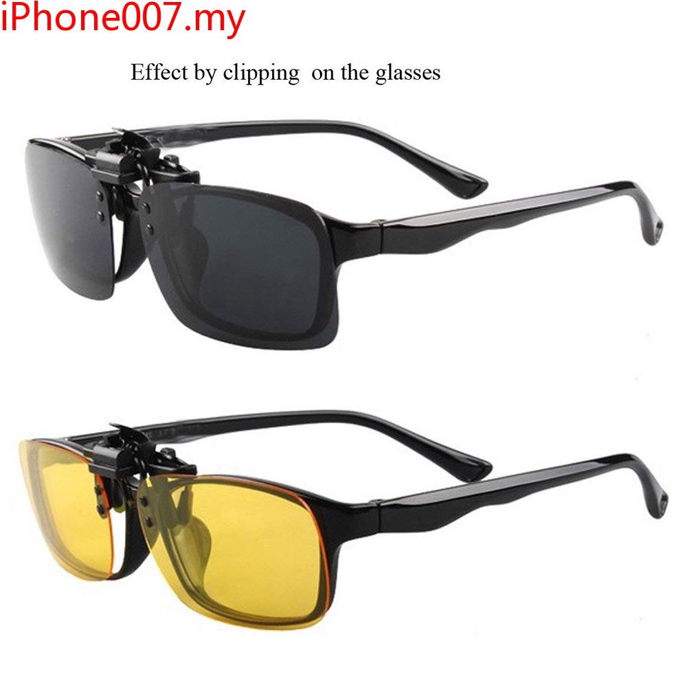 polarized clip on flip up plastic sunglasses