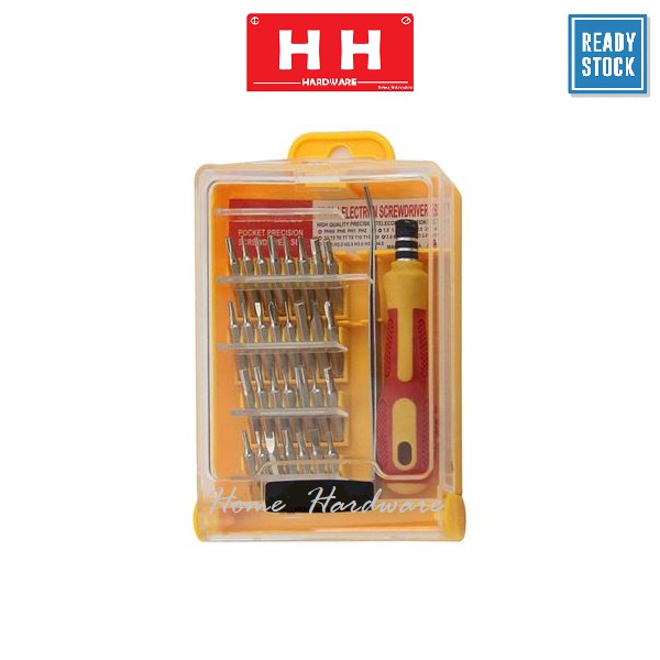 32Pcs Screw Driver Set ( Repair Phone, Laptops, Tablets, Game boxes, and all modern electronics ) 迷你螺丝起子套装~Haha Home