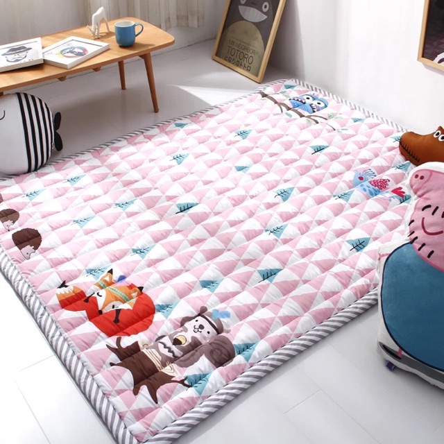 Korean Style Baby Crawling Playing Thick Playmat Shopee Malaysia