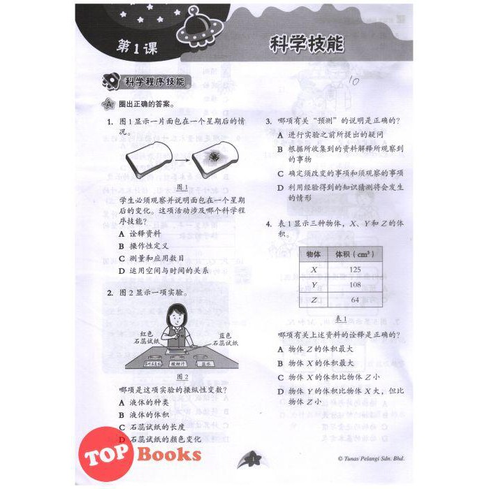 Topbooks Tunas Pelangi Praktis Topikal Upsr Sains Tahun 4 备考全能通科学4年级 Sjkc Kssr Semakan 2021 Shopee Malaysia