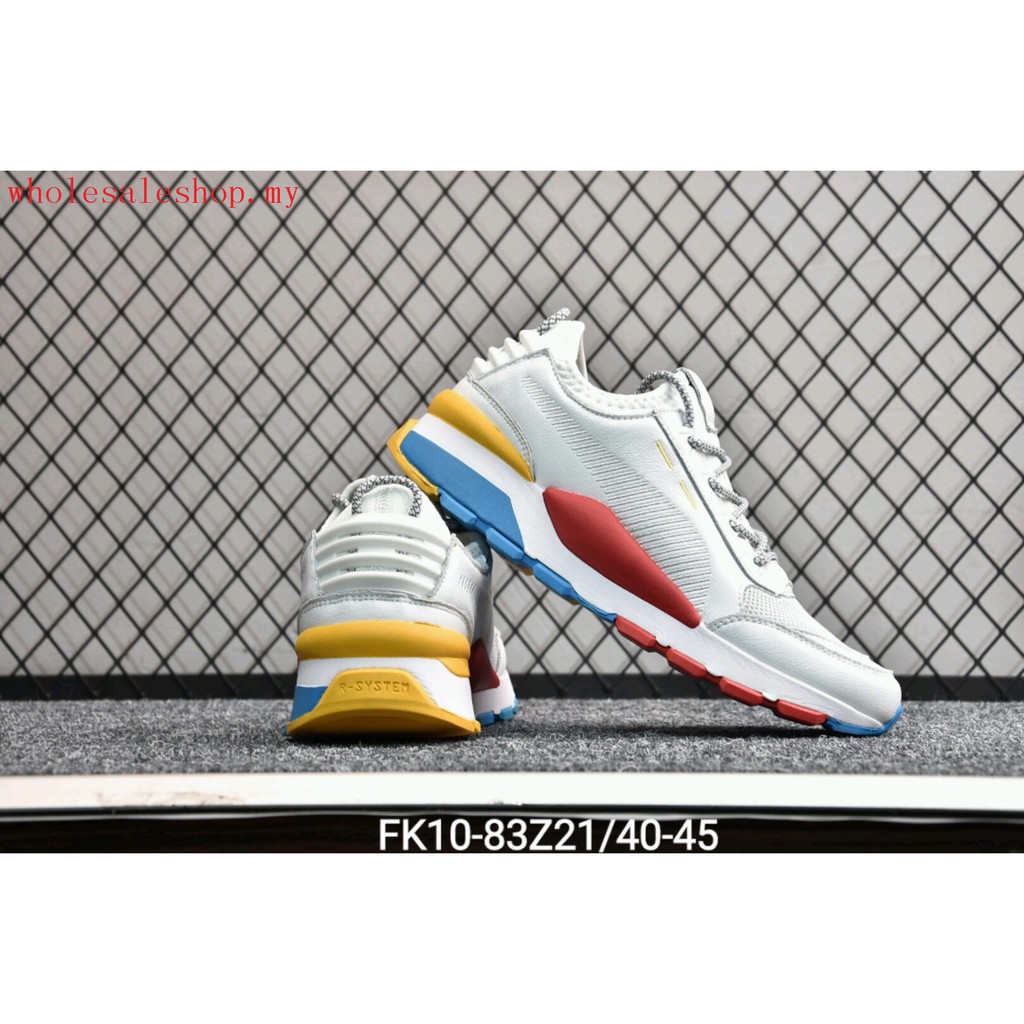 Hot Sale Puma 2019 fashion Men Sports Running Casual shoes white red 2c |  Shopee Malaysia