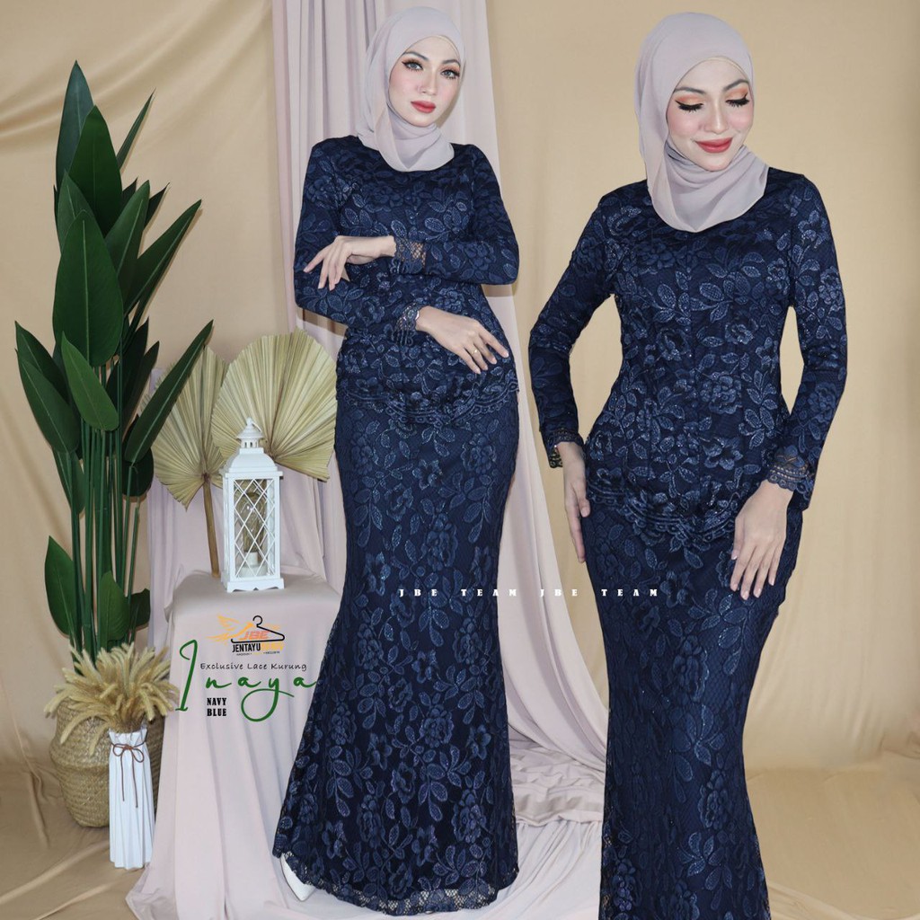  Exclusive Kebaya Lace INAYA Kurung Slim Fit Cutting 