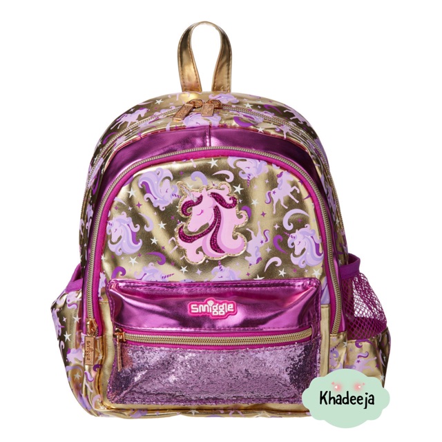 Smiggle Gold Teeny Tiny Backpack Brand New