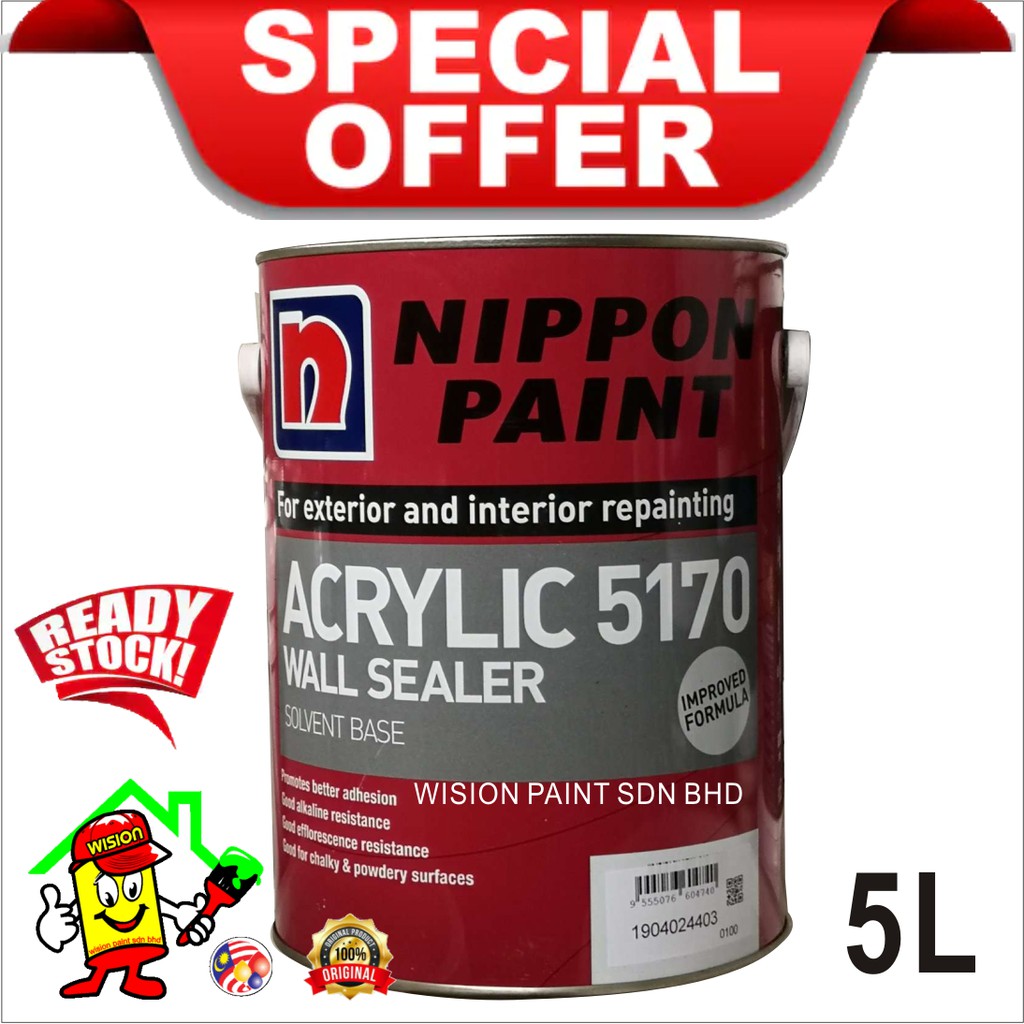 ACRYLIC 5170 WALL SEALER (5 LITER) - NIPPON PAINT products SEALER ...